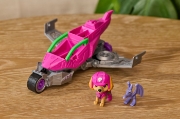 Imagine PATRULA CATELUSILOR FILMUL CU DINOZAURI SET DINO VEHICUL AVION CU FIGURINA SKYE SI ACCESORII 15CM