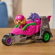 Imagine PATRULA CATELUSILOR FILMUL CU DINOZAURI SET DINO VEHICUL AVION CU FIGURINA SKYE SI ACCESORII 15CM