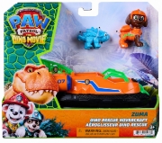Imagine PATRULA CATELUSILOR FILMUL CU DINOZAURI SET DINO VEHICUL HOVERCRAFT CU FIGURINA ZUMA SI ACCESORII 15CM