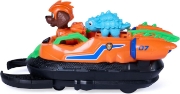 Imagine PATRULA CATELUSILOR FILMUL CU DINOZAURI SET DINO VEHICUL HOVERCRAFT CU FIGURINA ZUMA SI ACCESORII 15CM
