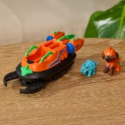 Imagine PATRULA CATELUSILOR FILMUL CU DINOZAURI SET DINO VEHICUL HOVERCRAFT CU FIGURINA ZUMA SI ACCESORII 15CM