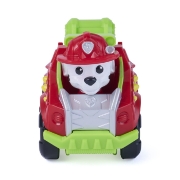 Imagine PATRULA CATELUSILOR FILMUL CU DINOZAURI PUP SQUAD RACERS VEHICUL CU FIGURINA MARSHALL 6.5CM