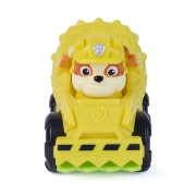 Imagine PATRULA CATELUSILOR FILMUL CU DINOZAURI PUP SQUAD RACERS VEHICUL CU FIGURINA RUBBLE 6.5CM