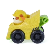 Imagine PATRULA CATELUSILOR FILMUL CU DINOZAURI PUP SQUAD RACERS VEHICUL CU FIGURINA RUBBLE 6.5CM