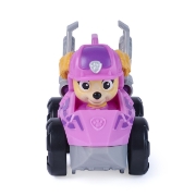 Imagine PATRULA CATELUSILOR FILMUL CU DINOZAURI PUP SQUAD RACERS VEHICUL CU FIGURINA SKYE 6.5CM