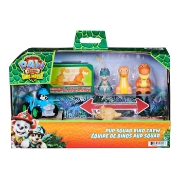 Imagine PATRULA CATELUSILOR FILMUL CU DINOZAURI PUP SQUAD SET 5 FIGURINE ECHIPA DINO