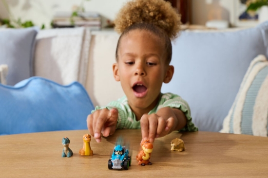 Imagine PATRULA CATELUSILOR FILMUL CU DINOZAURI PUP SQUAD SET 5 FIGURINE ECHIPA DINO