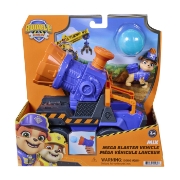 Imagine PATRULA CATELUSILOR RUBBLE SI ECHIPA SET FIGURINA SI VEHICUL MEGA BLASTER 