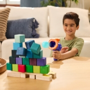 Imagine PATRULA CATELUSILOR RUBBLE SI ECHIPA SET FIGURINA SI VEHICUL MEGA BLASTER 