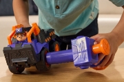 Imagine PATRULA CATELUSILOR RUBBLE SI ECHIPA SET FIGURINA SI VEHICUL MEGA BLASTER 