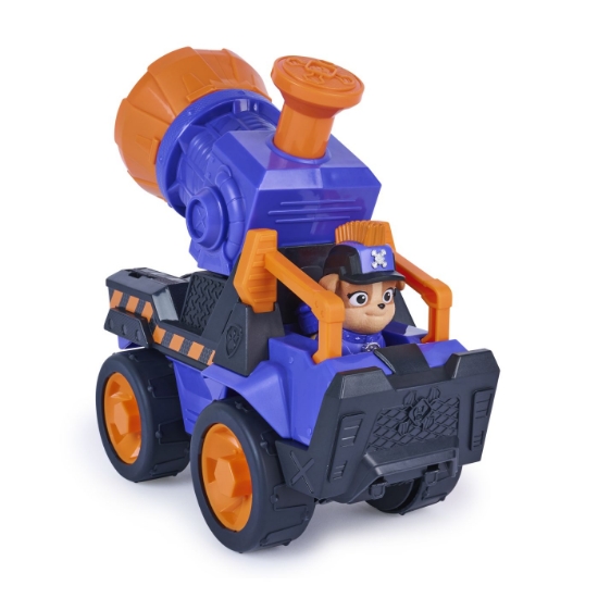 Imagine PATRULA CATELUSILOR RUBBLE SI ECHIPA SET FIGURINA SI VEHICUL MEGA BLASTER 