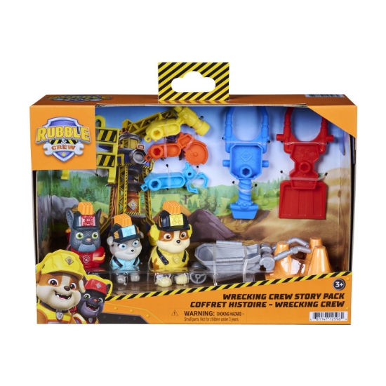 Imagine PATRULA CATELUSILOR RUBBLE SI ECHIPA SET DE POVESTE WRECKING CREW