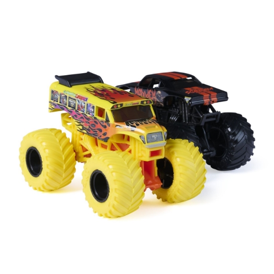 Imagine MONSTER JAM SET 2 MASINUTE METALICE CLASSROOM CRUSHER SI MAYHEM SCARA 1 LA 64