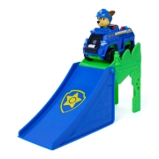 Imagine PATRULA CATELUSILOR FILMUL CU DINOZAURI SET VEHICUL CU RAMPA SI FIGURINA CHASE