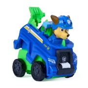 Imagine PATRULA CATELUSILOR FILMUL CU DINOZAURI SET VEHICUL CU RAMPA SI FIGURINA CHASE