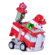 Imagine PATRULA CATELUSILOR FILMUL CU DINOZAURI SET VEHICUL CU RAMPA SI FIGURINA MARSHALL