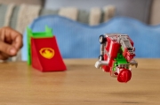 Imagine PATRULA CATELUSILOR FILMUL CU DINOZAURI SET VEHICUL CU RAMPA SI FIGURINA MARSHALL
