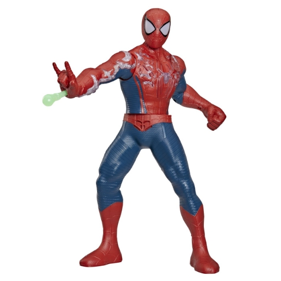 Imagine SPIDER MAN SET INCARCARE DE PUTERE CU FIGURINA SPIDER MAN SI ACCESORII 36.5CM
