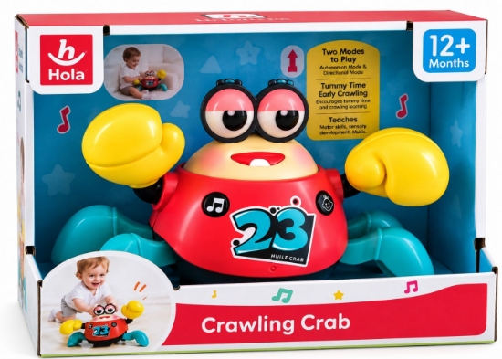 Imagine JUCARIE INTERACTIVA CRAB CU MUZICA SI LUMINI