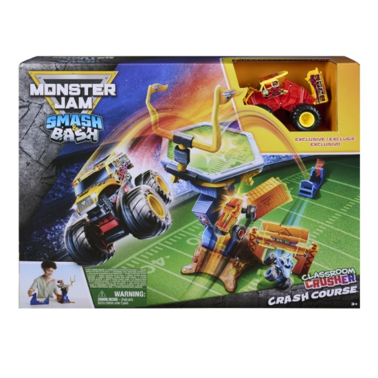 Imagine MONSTER JAM SMASH AND BASH SET DE JOACA CRASH COURSE 