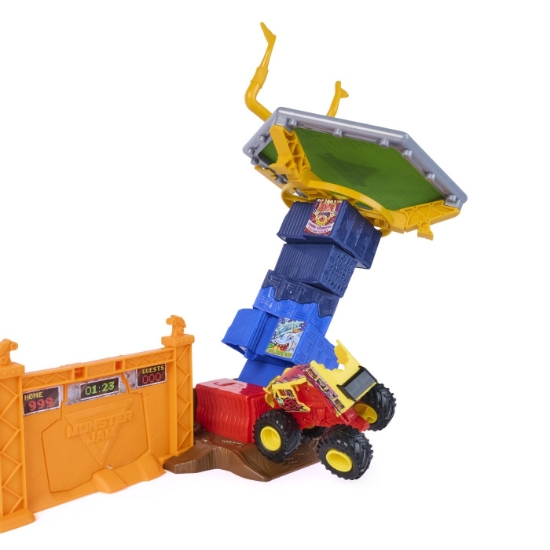 Imagine MONSTER JAM SMASH AND BASH SET DE JOACA CRASH COURSE 
