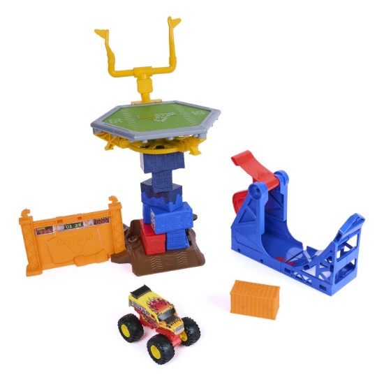 Imagine MONSTER JAM SMASH AND BASH SET DE JOACA CRASH COURSE 