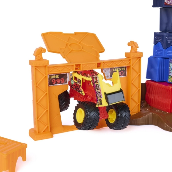 Imagine MONSTER JAM SMASH AND BASH SET DE JOACA CRASH COURSE 