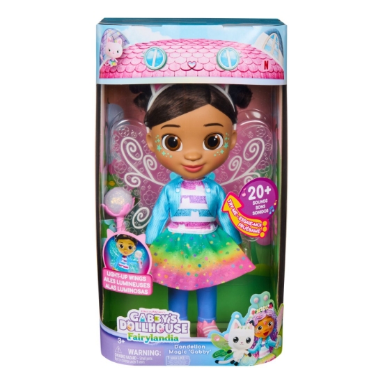 Imagine GABBYS DOLLHOUSE FAIRYLANDIA MAGIA PAPADIEI PAPUSA GABBY INTERACTIVA 33CM