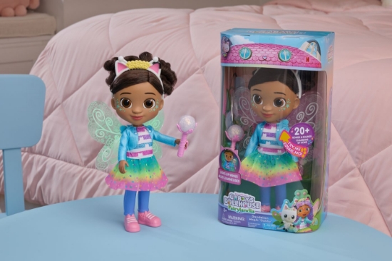 Imagine GABBYS DOLLHOUSE FAIRYLANDIA MAGIA PAPADIEI PAPUSA GABBY INTERACTIVA 33CM