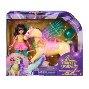 Imagine UNICORN ACADEMY SET MAGIA ARIPILOR CU PAPUSA AVA SI UNICORNUL LEAF CU ACCESORII