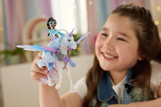 Imagine UNICORN ACADEMY SET MAGIA ARIPILOR CU PAPUSA LAYLA SI UNICORNUL GLACIER CU ACCESORII