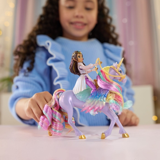 Imagine UNICORN ACADEMY SET MAGIA ARIPILOR CU PAPUSA SOPHIA SI UNICORNUL WILDSTAR CU ACCESORII