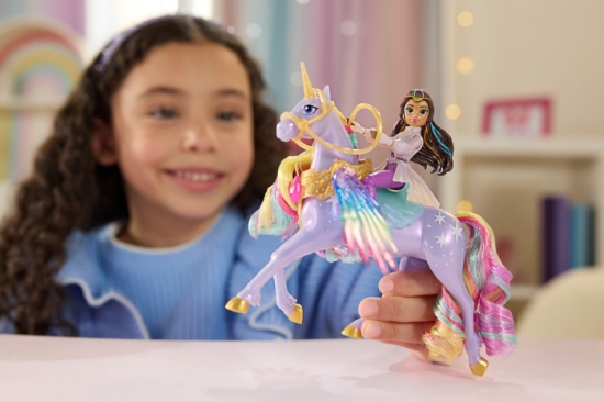 Imagine UNICORN ACADEMY SET MAGIA ARIPILOR CU PAPUSA SOPHIA SI UNICORNUL WILDSTAR CU ACCESORII