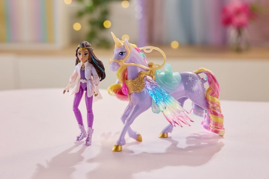 Imagine UNICORN ACADEMY SET MAGIA ARIPILOR CU PAPUSA SOPHIA SI UNICORNUL WILDSTAR CU ACCESORII