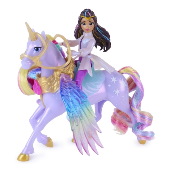 Imagine UNICORN ACADEMY SET MAGIA ARIPILOR CU PAPUSA SOPHIA SI UNICORNUL WILDSTAR CU ACCESORII