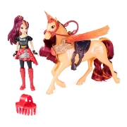 Imagine UNICORN ACADEMY SET MAGIA ARIPILOR CU PAPUSA VALENTINA SI UNICORNUL CINDER CU ACCESORII