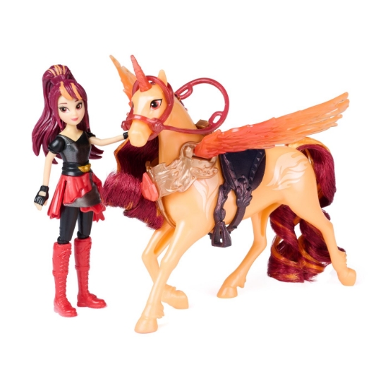 Imagine UNICORN ACADEMY SET MAGIA ARIPILOR CU PAPUSA VALENTINA SI UNICORNUL CINDER CU ACCESORII