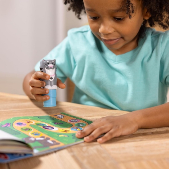 Imagine Melissa & Doug sticker wow set de joacă autocolante și ștampilă pisică