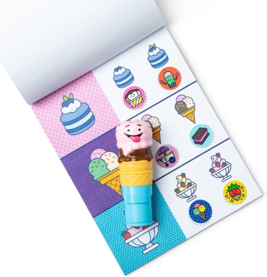 Imagine Melissa & Doug sticker wow set de joacă autocolante și ștampilă înghețată
