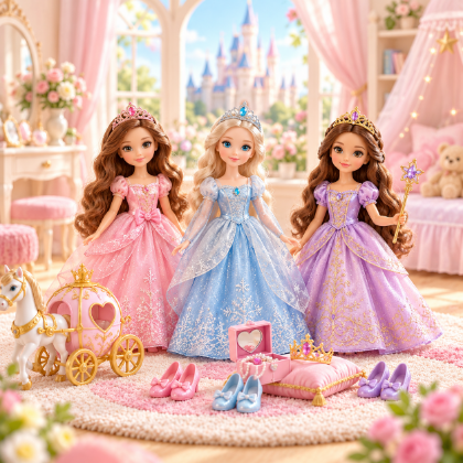 Imagine pentru categorie Păpuși Disney și prințese