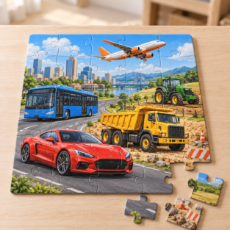 Imagine pentru categorie Puzzle cu mașini și vehicule