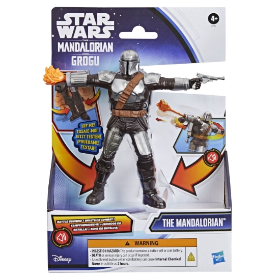 Imagine STAR WARS MANDALORIANUL SI GROGU SET FIGURINA MANDALORIANUL CU SUNETE DE LUPTA SI ACCESORII
