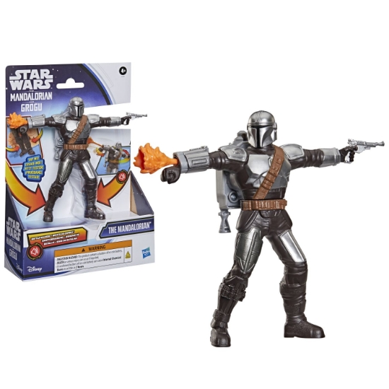 Imagine STAR WARS MANDALORIANUL SI GROGU SET FIGURINA MANDALORIANUL CU SUNETE DE LUPTA SI ACCESORII