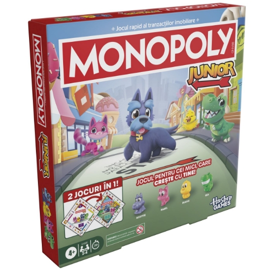 Imagine JOC MONOPOLY JUNIOR 2IN1 IN LIMBA ROMANA 