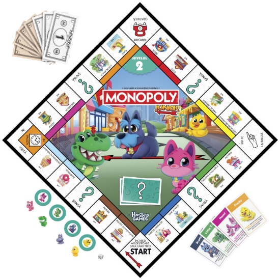Imagine JOC MONOPOLY JUNIOR 2IN1 IN LIMBA ROMANA 