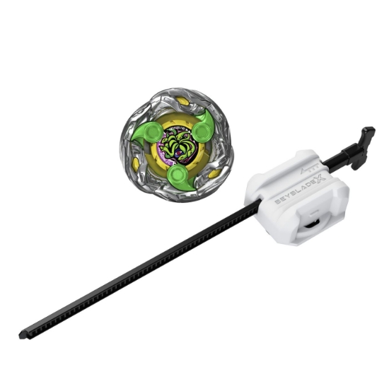 Imagine BEYBLADE X LET IT RIP SET LANSATOR SI ROATA STUN MEDUSA 9-60GB