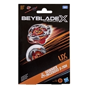 Imagine BEYBLADE X LET IT RIP SET LANSATOR SI ROATA HAMMER INCENDIO 3-70H