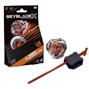 Imagine BEYBLADE X LET IT RIP SET LANSATOR SI ROATA HAMMER INCENDIO 3-70H