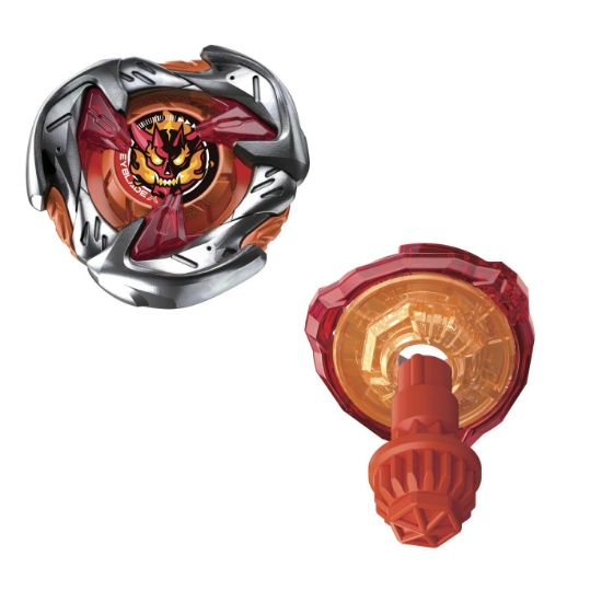 Imagine BEYBLADE X LET IT RIP SET LANSATOR SI ROATA HAMMER INCENDIO 3-70H
