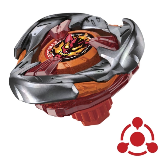 Imagine BEYBLADE X LET IT RIP SET LANSATOR SI ROATA HAMMER INCENDIO 3-70H